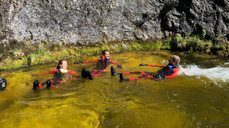 Gimbach Kaskaden Weissenbach Wandern mit der Taucherbrille