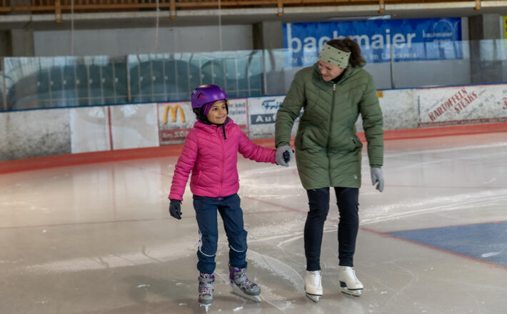 In der Eishalle Berchtesgaden