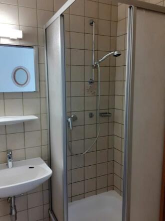 Badezimmer - Bergblick