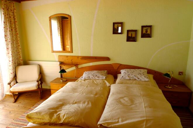 Schlafzimmer der Ferienwohnung 1