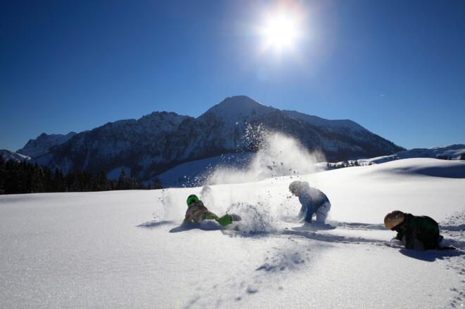 Winterspaß auf der Postalm