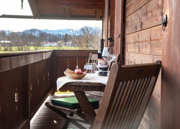 Ausblick vom Ostbalkon