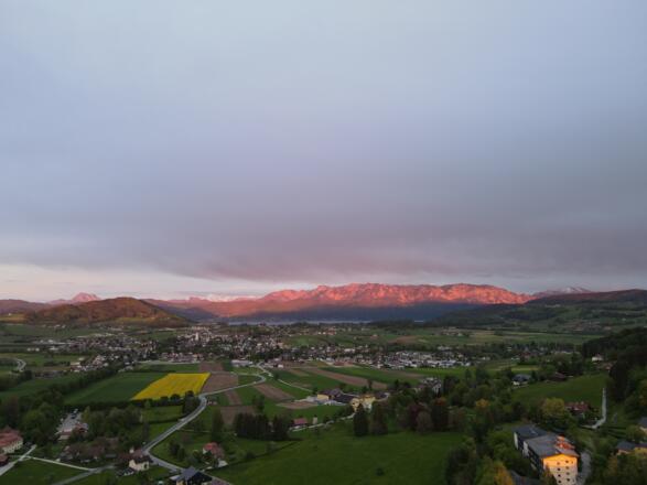 Alpenglühen im Höllengebirge