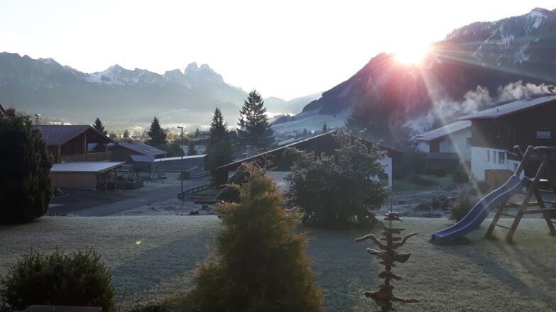 Ausblick vom Balkon