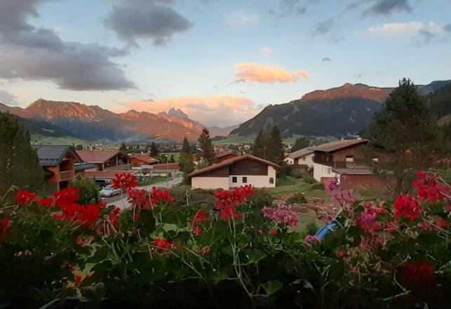 Ausblick vom Balkon