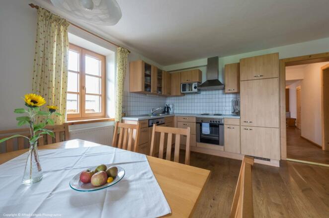 Schlafzimmer Fewo Baueernhof Weslhof