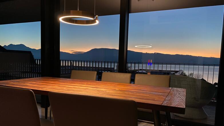 Abendstimmung Orange lounge