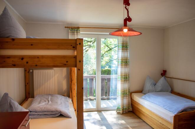 Schlafzimmer mit Stockbett
