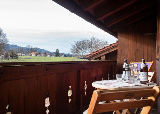 Ausblick vom Südbalkon