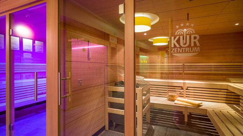 Finnische Sauna im Vivea Gesundheitshotel