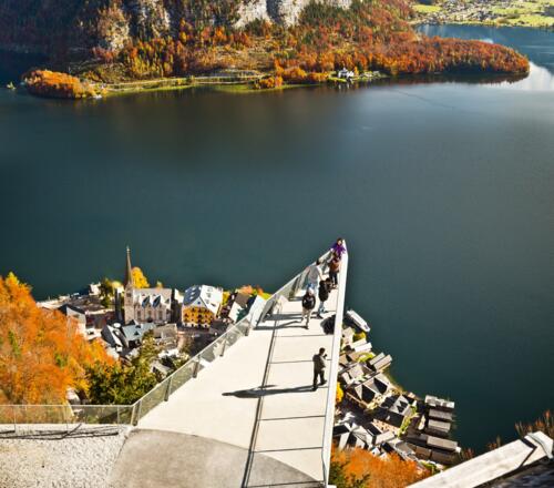 Aussichtsplattform Welterbeblick Salzwelten Hallstatt