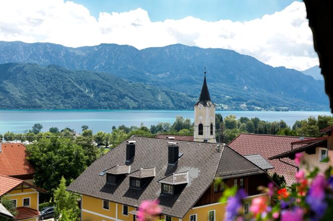 Ausblick Loft Attersee