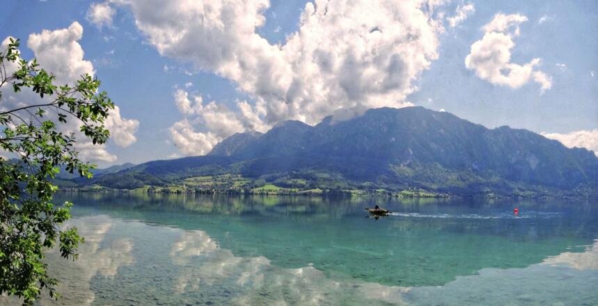 Badestrand am Attersee