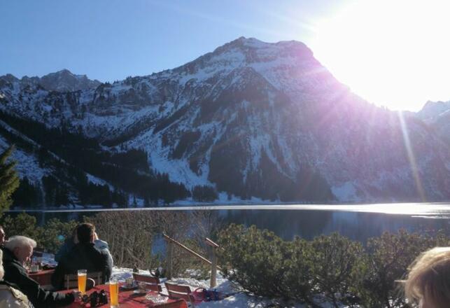 Sonne im Winter genießen