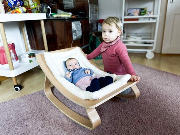 Familien mit kleinen Kindern