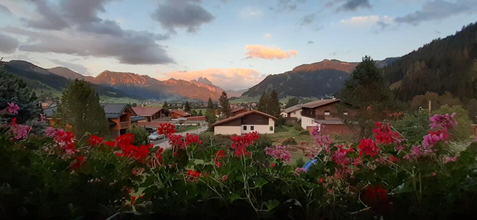 Ausblick vom Balkon