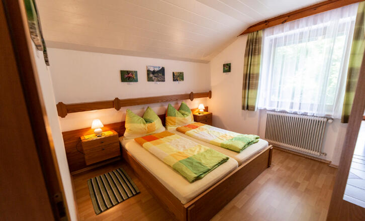 Schlafzimmer Ferienwohnungen Mondseeblick