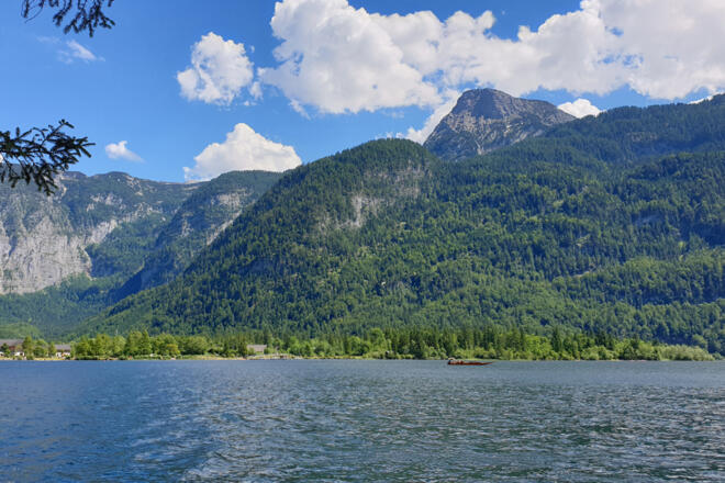 Blick auf den Hallstättersee