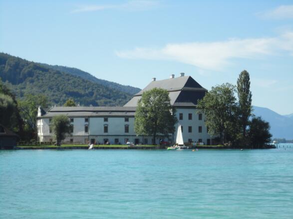Blick auf Schloss Kammer