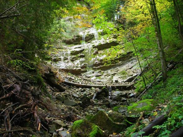 Wasserfall am Litzldorfer Bach