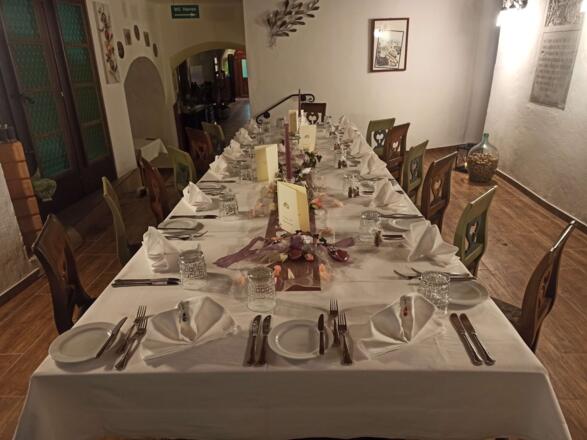 gedeckter Tisch