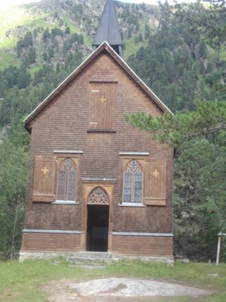 Kapelle von der Eingangsseite