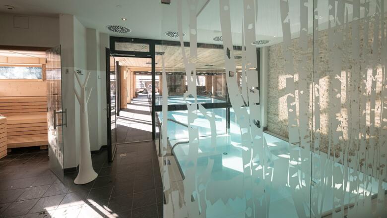 INNs HOLZ Hotel | Indoorpool mit Seesauna