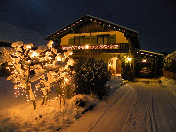 Haus Rosenwinkl im Winter Wolfgangsee