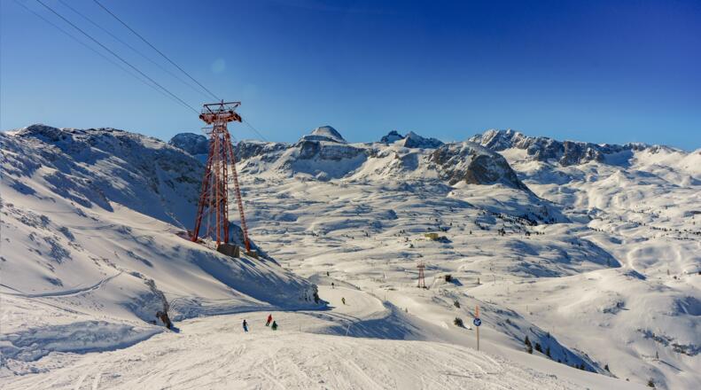 Skifahren in der Freesports Arena Dachstein Krippenstein