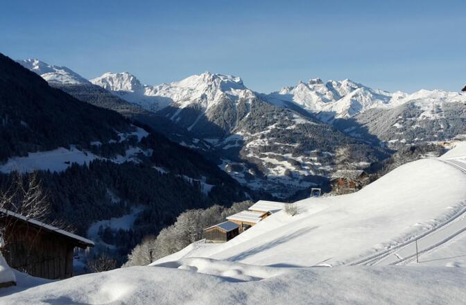 Aussicht Winter - Die 3 Türme