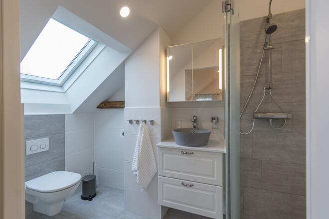 Badezimmer im Obergeschoss