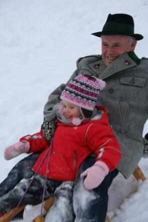 Rodeln in Bad Goisern
