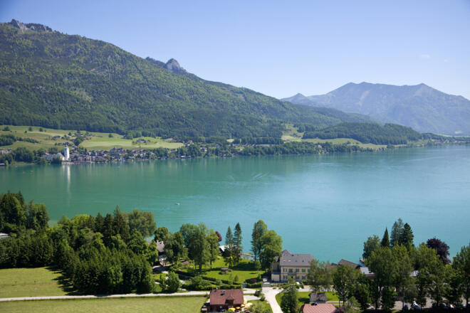 Blick über den Wolfgangsee