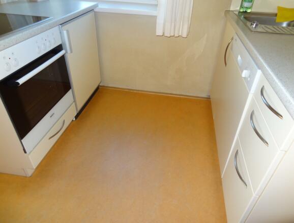 Die Küche in der Wohnung `Sonnenschein`