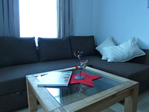 Haus Salzberg kleines Apartment/Wohnzimmer mit Schlafcouch
