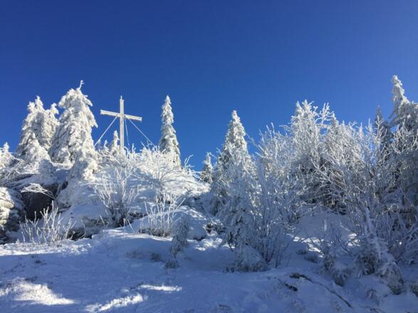 Hochficht Gipfelkreuz