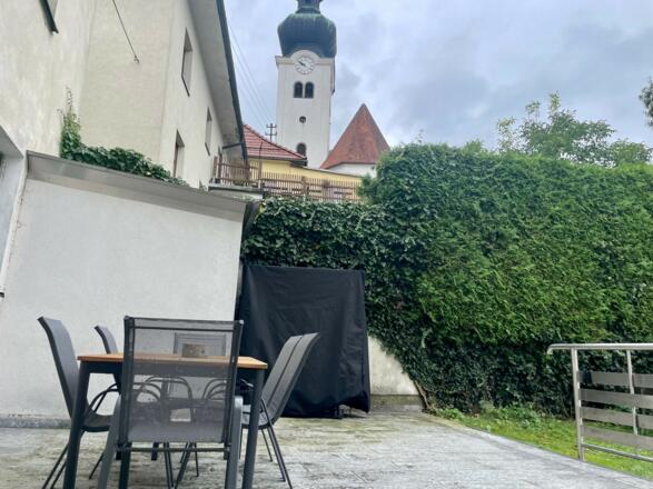 Sitzmöglichkeit im Garten