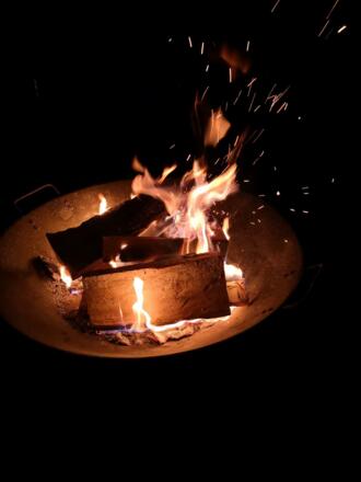 Lagerfeuer-Romantik