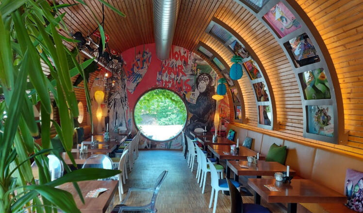 Innenansicht Restaurant \"Die Röhre\"