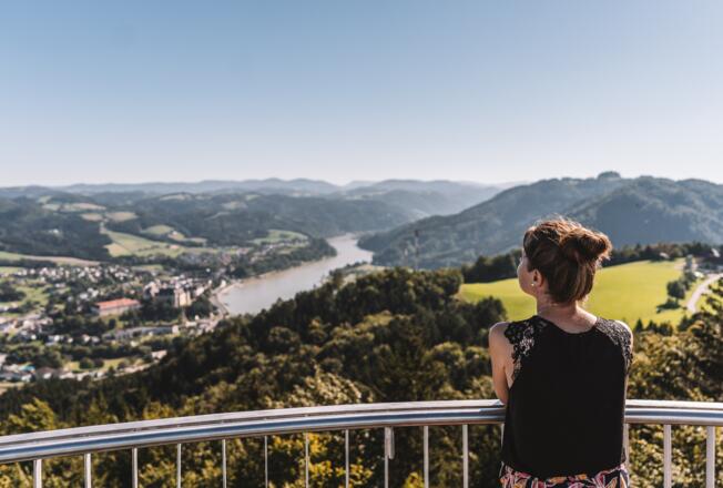 Ausblick Gobelwarte Grein