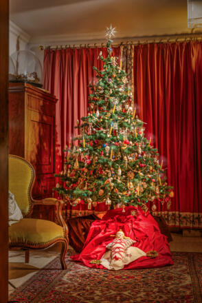 Weihnachtsbaum mit dem Jesuskind, Sankt Lukas, Bad Wörishofen