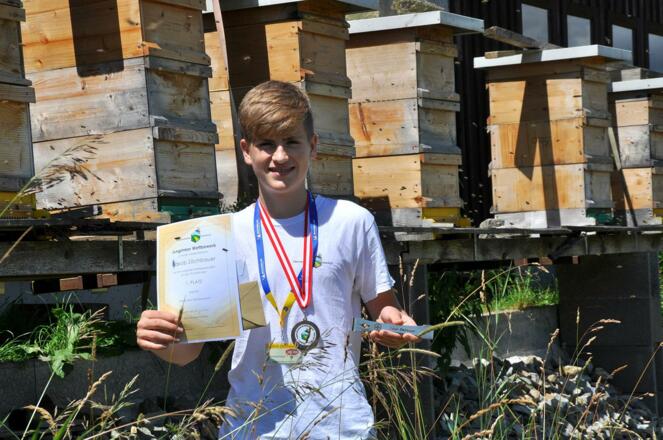 3-facher österr. Bundessieger beim Jungimkerwettbe