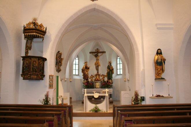 Innenansicht Pfarrkirche in Pierbach