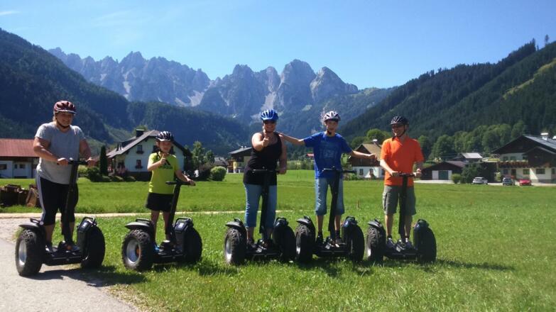 Segway Fahrer