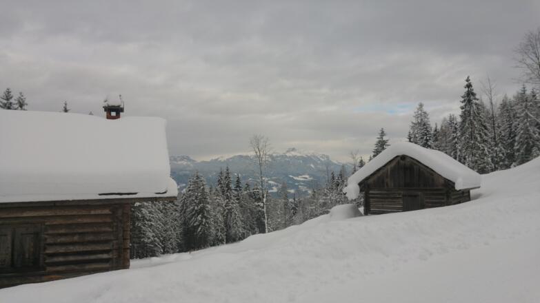Rodelbahn Bad Goisern am Hallstättersee mit Blick ins Tal