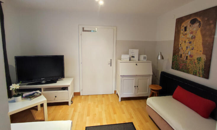 Wohnzimmer Ferienwohnungen Kolar