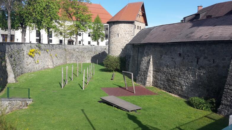 Bewegungspark im Stadtgraben von Freistadt