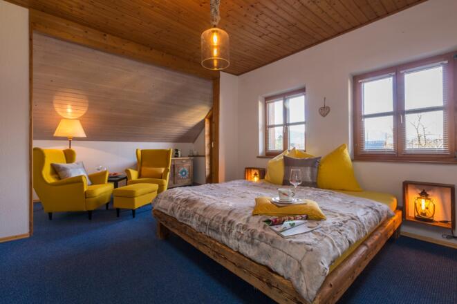 3 Mäderl Haus Wohnung Abendsonne