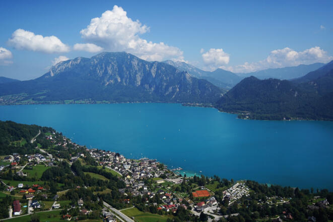 Landschaft Inselcamping Sperr