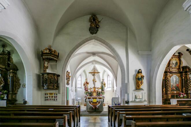 Innenansicht Pfarrkirche in Pierbach